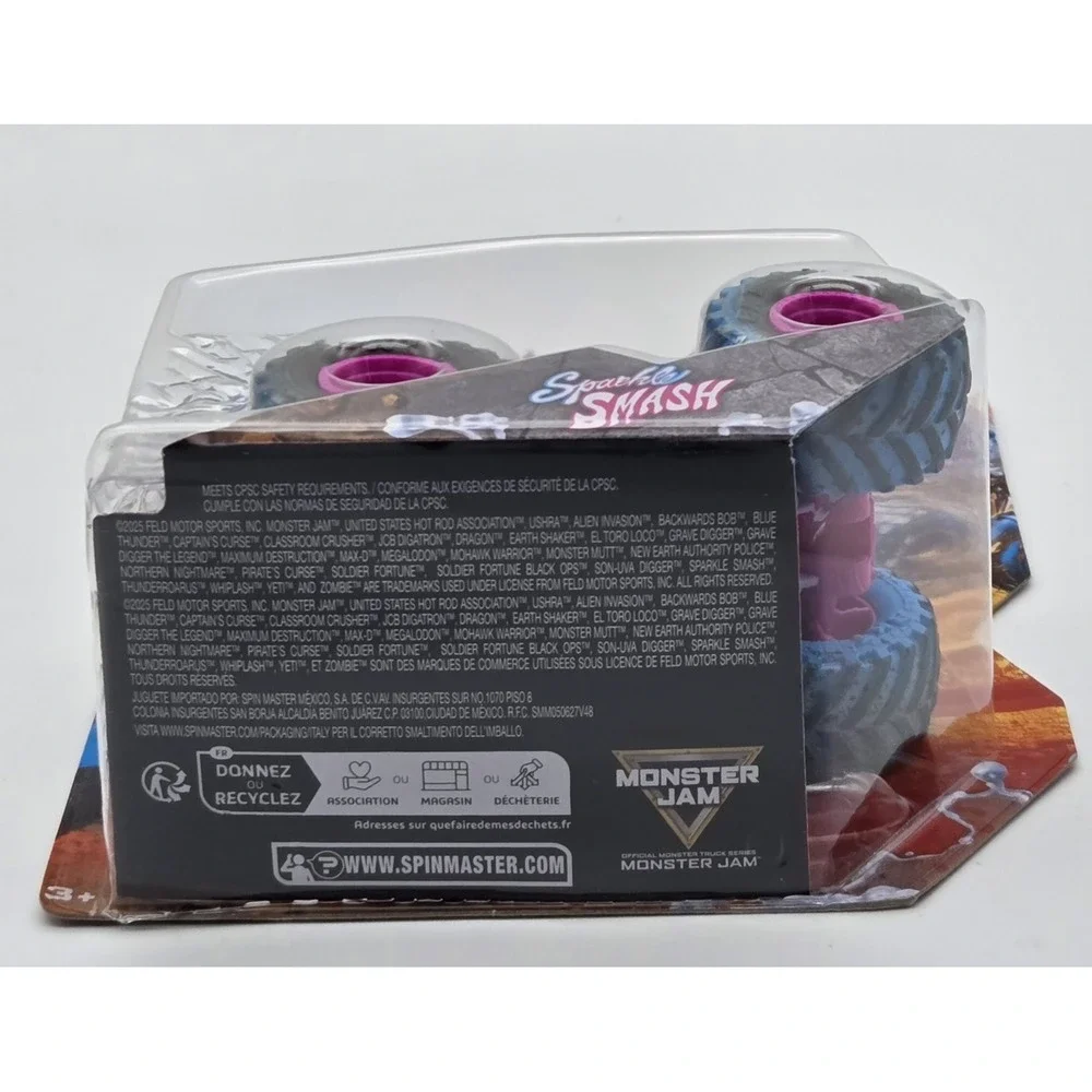 Monster Jam Sparkle Smash Mud Blasters‎ Color Change Truck 2025 Series 2